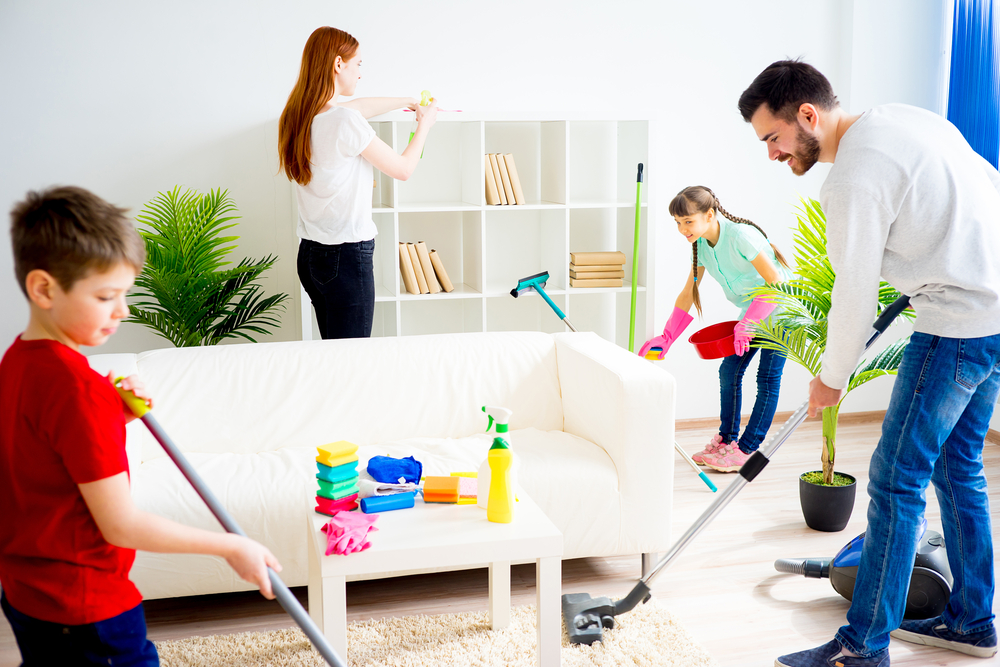What should you focus on when deep cleaning for back-to-school?