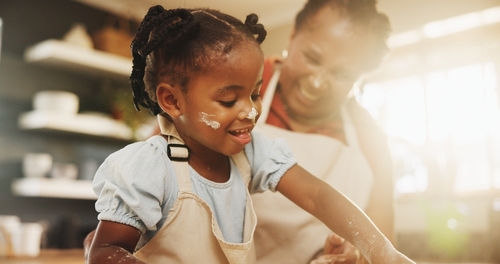 What are the fastest ways to remove baked on sugar and grease from my kitchen