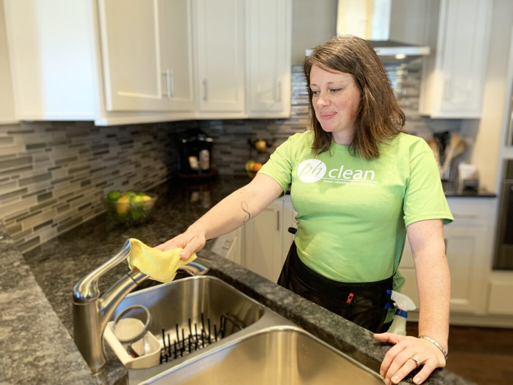 What should you do before a house cleaning visit?